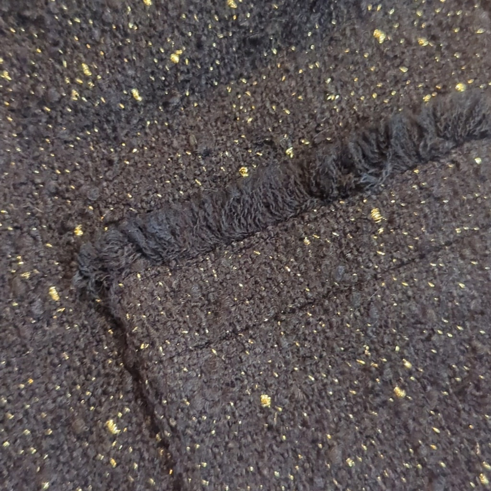 Ann Taylor Black Glitter Blazer - Picture 8 of 12